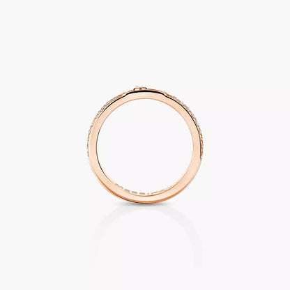 [Dawnora Jewelry]Move Joaillerie Pave_ Diamond Wedding Ring