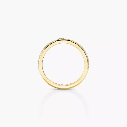 [Dawnora Jewelry]Move Joaillerie Pave_ Diamond Wedding Ring