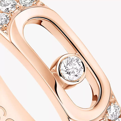 [Dawnora Jewelry]Move Joaillerie Pave_ Diamond Wedding Ring