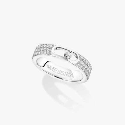 [Dawnora Jewelry]Move Joaillerie Pave_ Diamond Wedding Ring