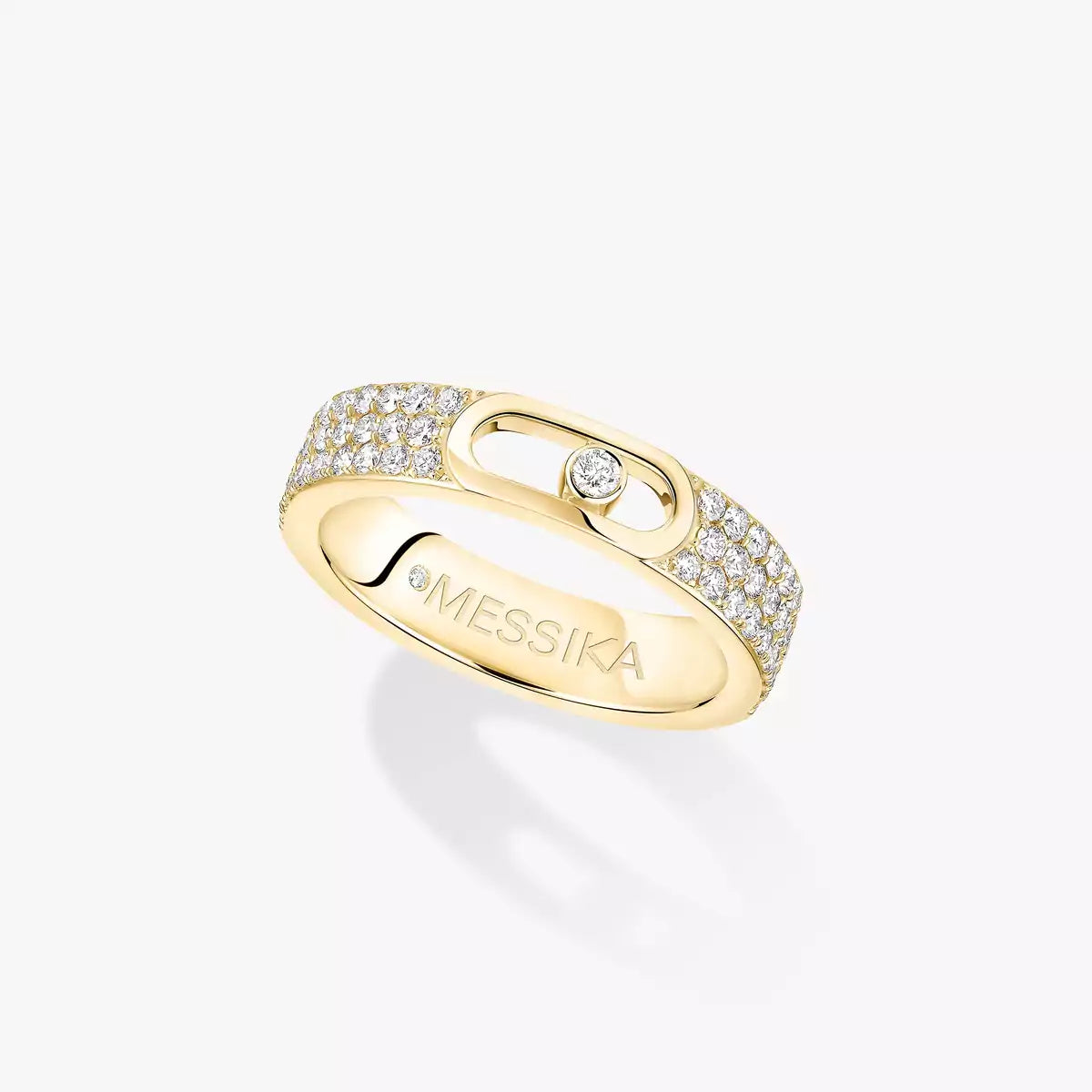 [Dawnora Jewelry]Move Joaillerie Pave_ Diamond Wedding Ring