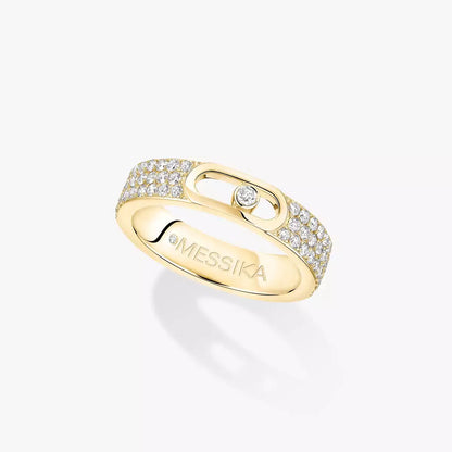 [Dawnora Jewelry]Move Joaillerie Pave_ Diamond Wedding Ring