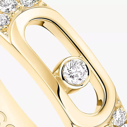 [Dawnora Jewelry]Move Joaillerie Pave_ Diamond Wedding Ring