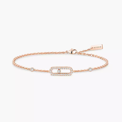[Dawnora Jewelry]Move Uno Diamond Bracelet