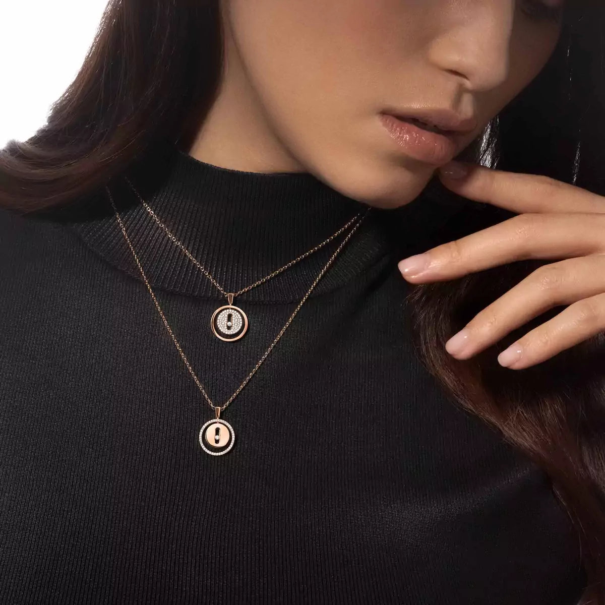 [Dawnora Jewelry] Lucky Move Diamond Necklace
