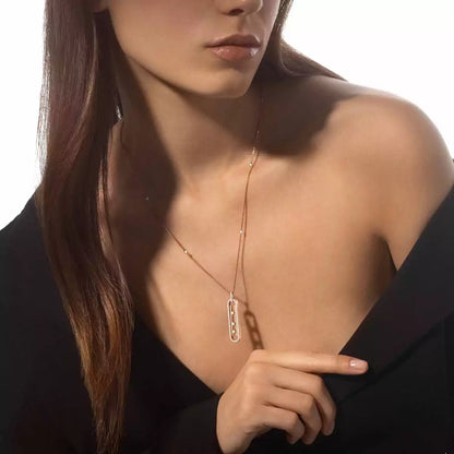 [Dawnora Jewelry]Diamond Necklace Move 10Th