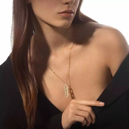 [Dawnora Jewelry]Diamond Necklace Move 10Th