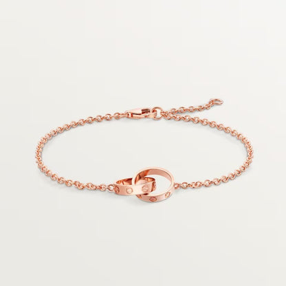 [Dawnora Jewelry]LOVE BRACELET DOUBLE RING