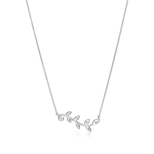 [Dawnora Jewelry]PALOMA PICASSO STERLING SILVER OLIVE BRANCH NECKLACE