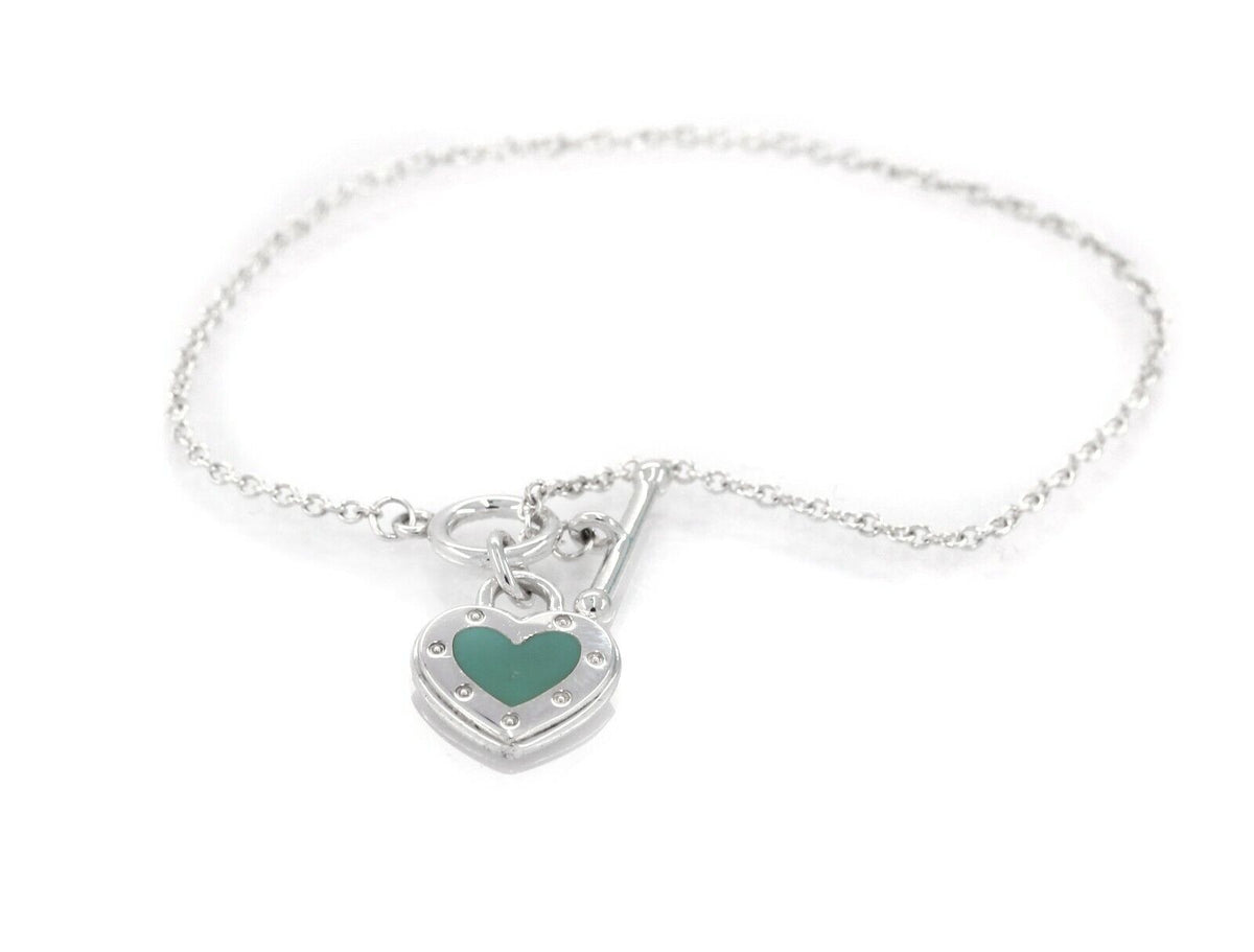 [Dawnora Jewelry]LOVE HEART BLUE BRACELET