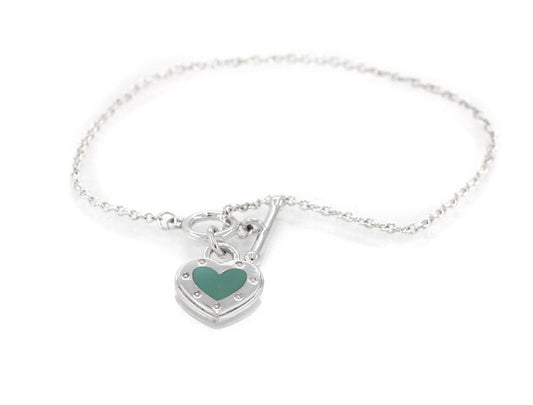 [Dawnora Jewelry]LOVE HEART BLUE BRACELET