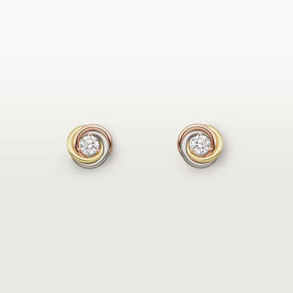 [Dawnora Jewelry]TRINITY STUD DIAMOND EARRINGS