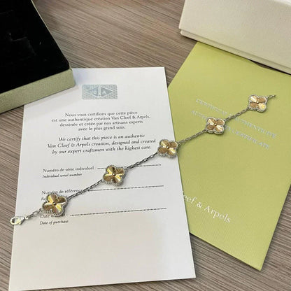 [Dawnora Jewelry] CLOVER 5 MOTIF LASER BRACELET COLLECTION