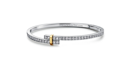 [Dawnora Jewelry]EDGE DIAMOND GOLD SILVER BRACELET