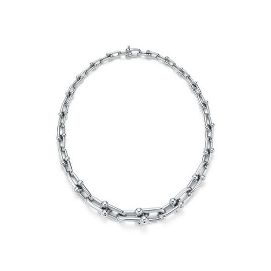 [Dawnora Jewelry]HARDWEAR SILVER CHOKER