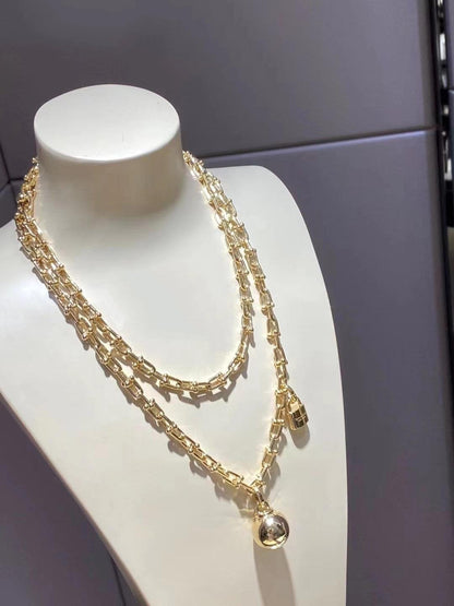 [Dawnora Jewelry]HARDWEAR WRAP NECKLACE