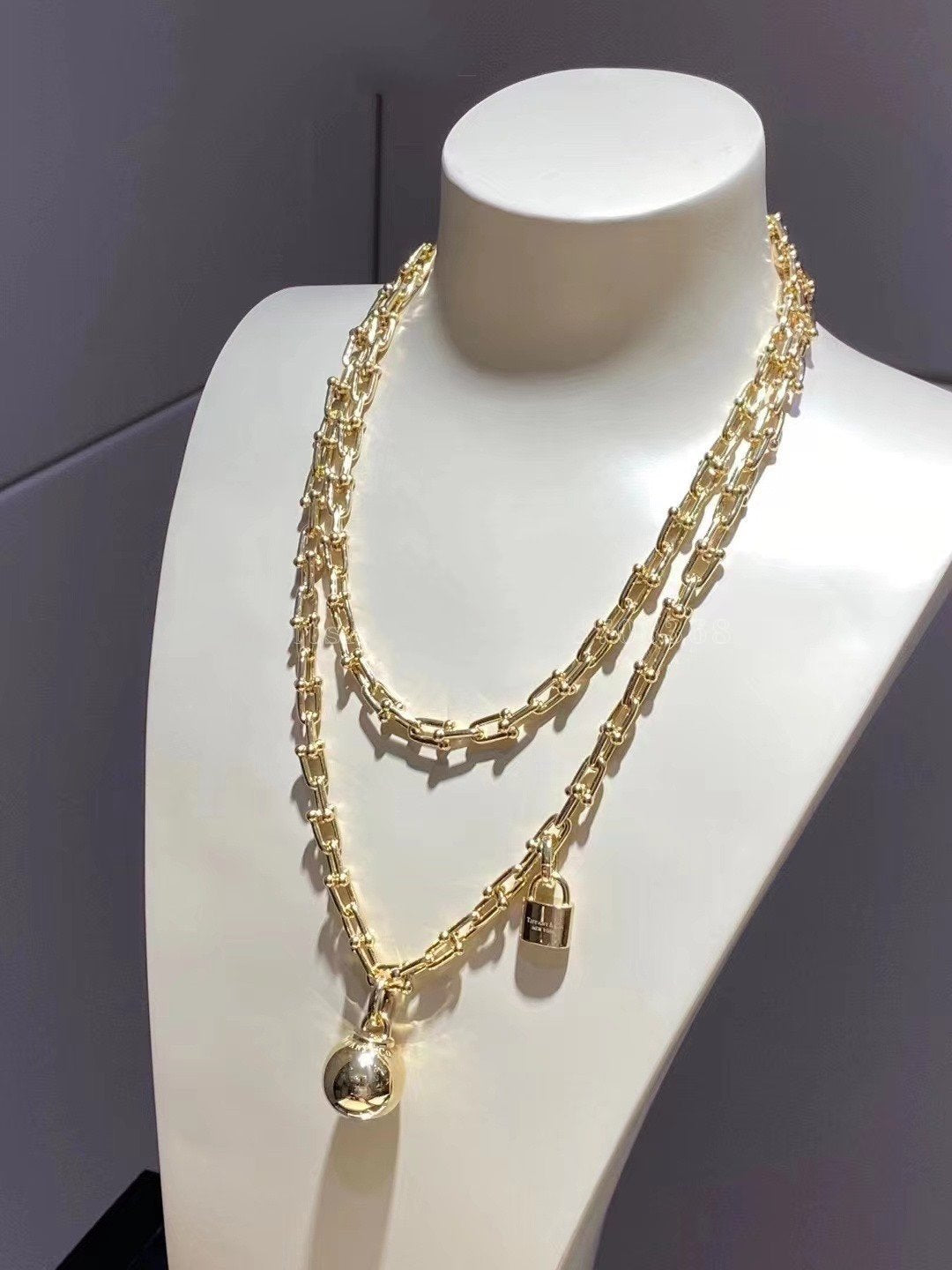 [Dawnora Jewelry]HARDWEAR WRAP NECKLACE