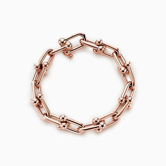 [Dawnora Jewelry]HARDWEAR BRACELET PINK GOLD AND SILVER