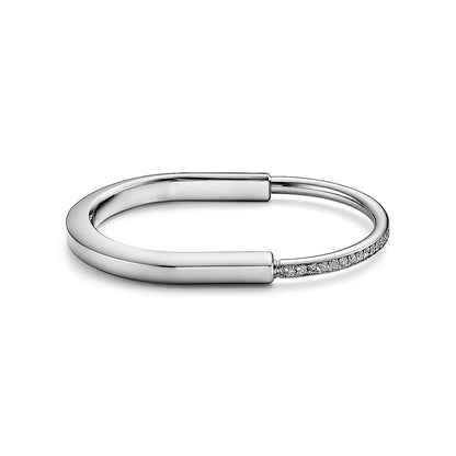 [Dawnora Jewelry]LOCK BRACELET DIAMOND