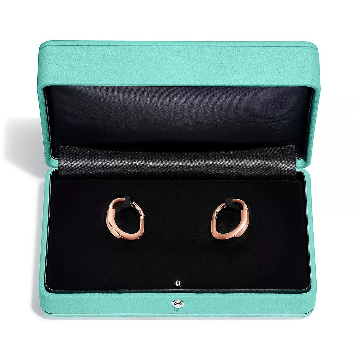 [Dawnora Jewelry]LOCK MEDIUM DIAMNOND EARRINGS