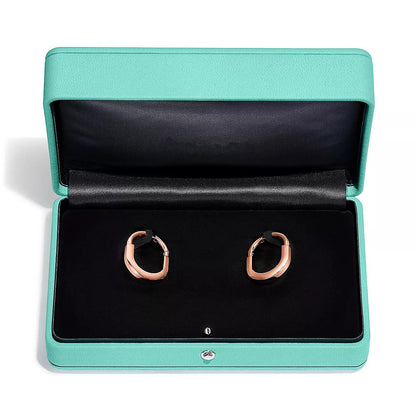 [Dawnora Jewelry]LOCK MEDIUM DIAMNOND EARRINGS