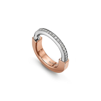 [Dawnora Jewelry]LOCK DIAMOND RING