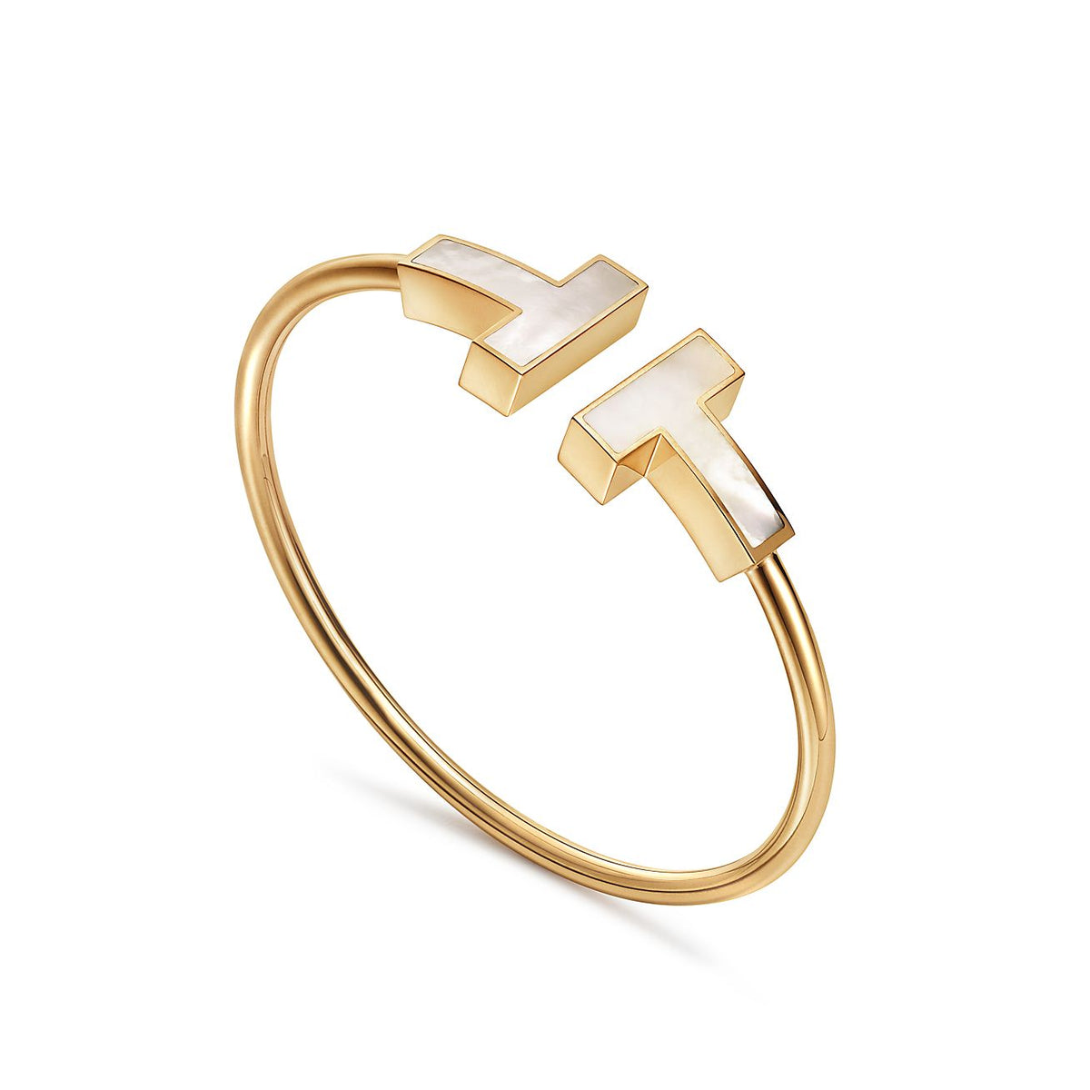 [Dawnora Jewelry]T WIDE MOP OPEN BRACELET