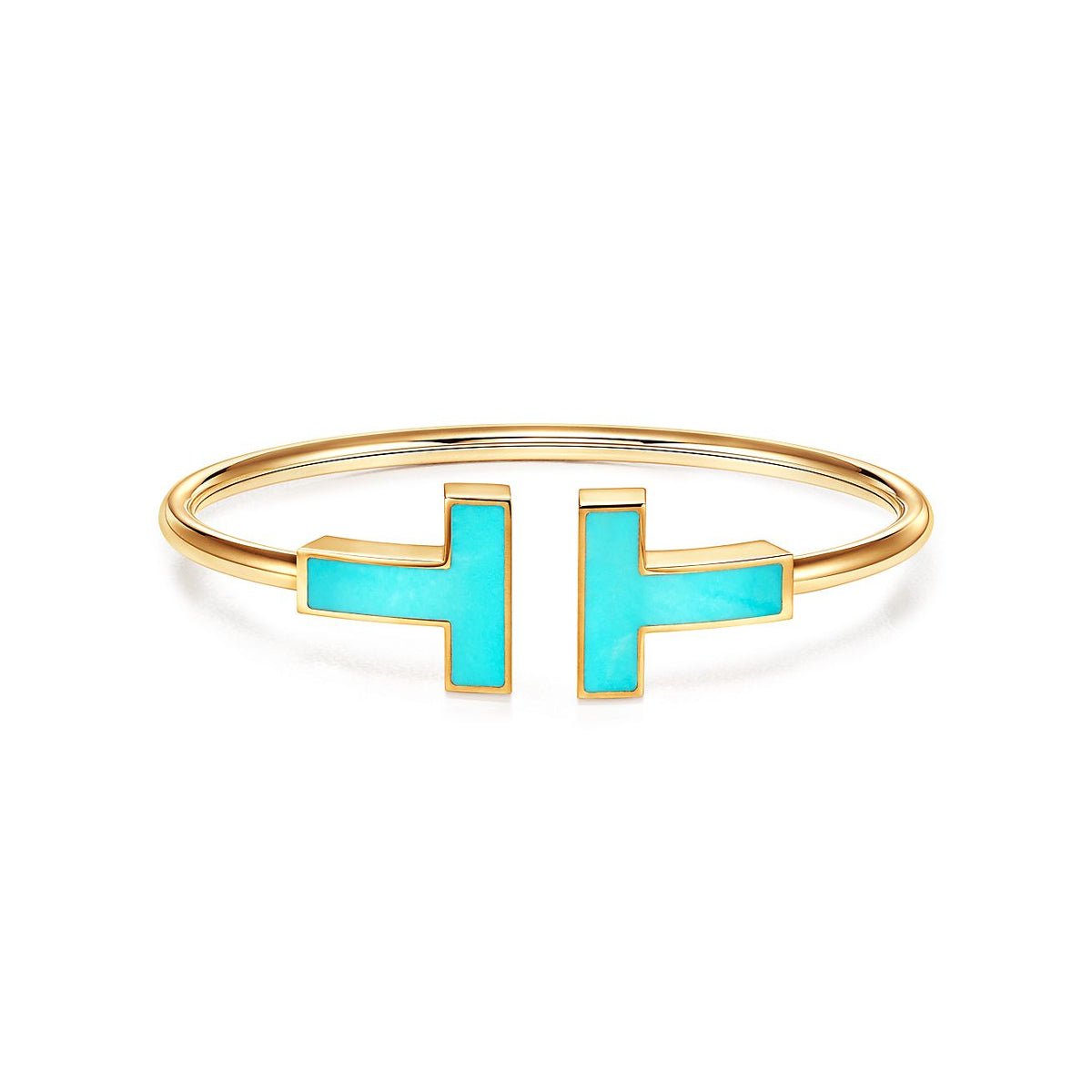 [Dawnora Jewelry]T WIDE TURQUOISE OPEN BRACELET