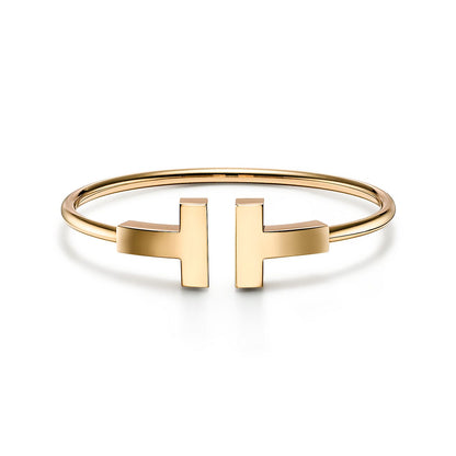 [Dawnora Jewelry]T WIDE WIRE BRACELET