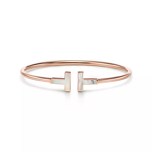 [Dawnora Jewelry]T BRACELET 1.8MM TURQUOISE PINK GOLD