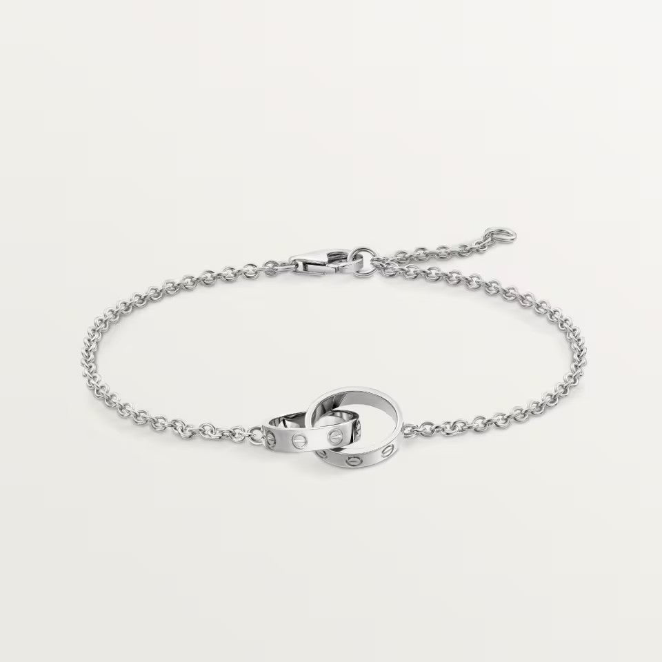 [Dawnora Jewelry]LOVE BRACELET DOUBLE RING