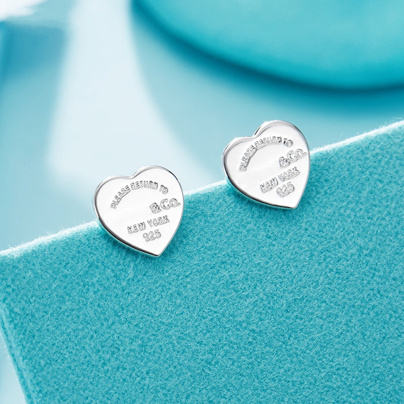 [Dawnora Jewelry]RETURN TO TIF LOVE SILVER EARRINGS