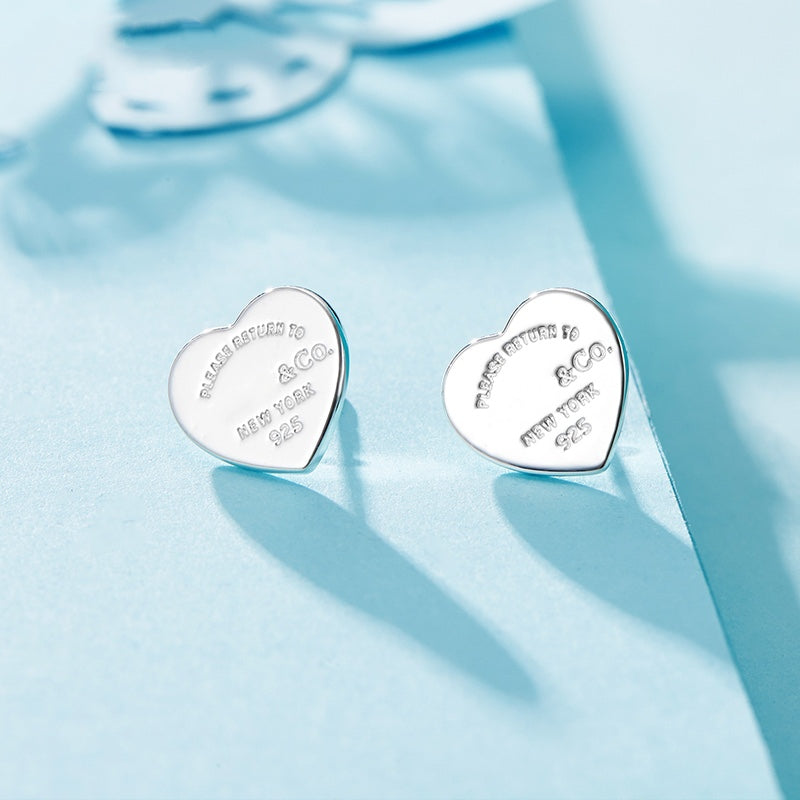 [Dawnora Jewelry]RETURN TO TIF LOVE SILVER EARRINGS