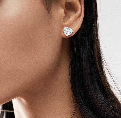 [Dawnora Jewelry]RETURN TO TIF LOVE SILVER EARRINGS