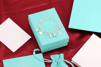 [Dawnora Jewelry]CHRISTMAS SILVER BRACELET