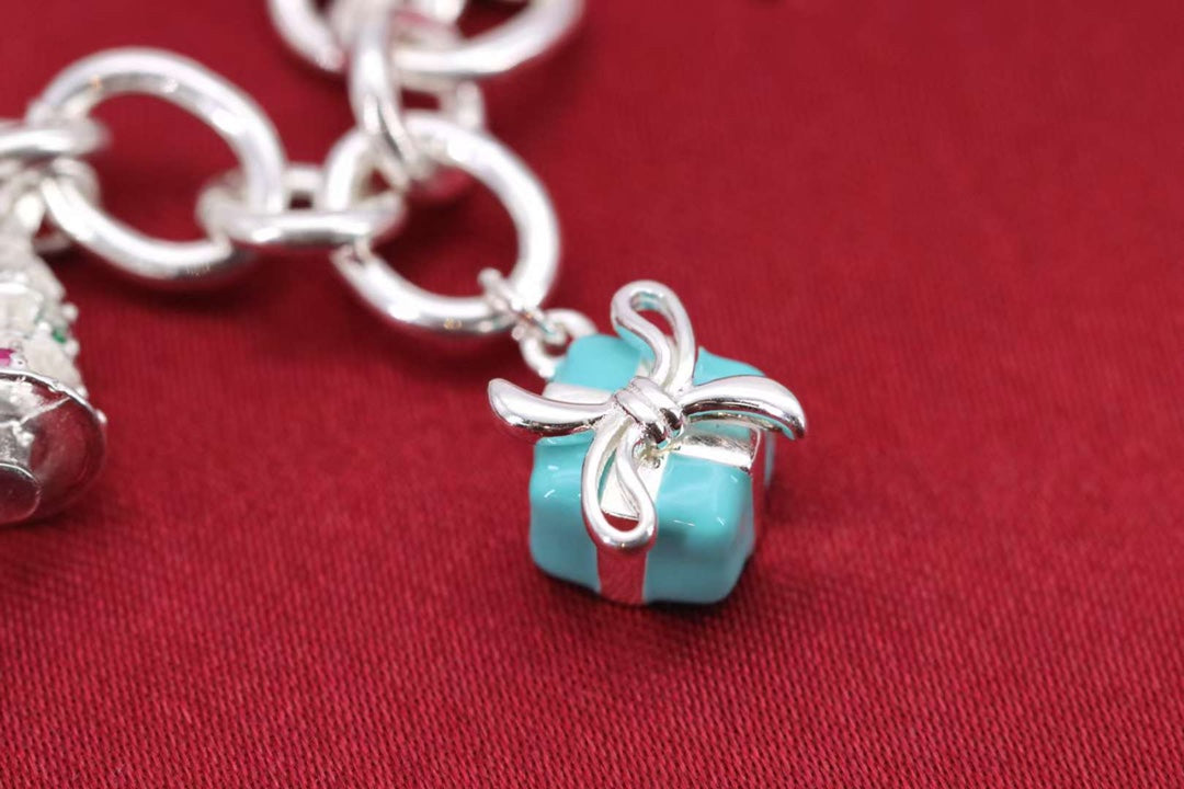 [Dawnora Jewelry]CHRISTMAS SILVER BRACELET