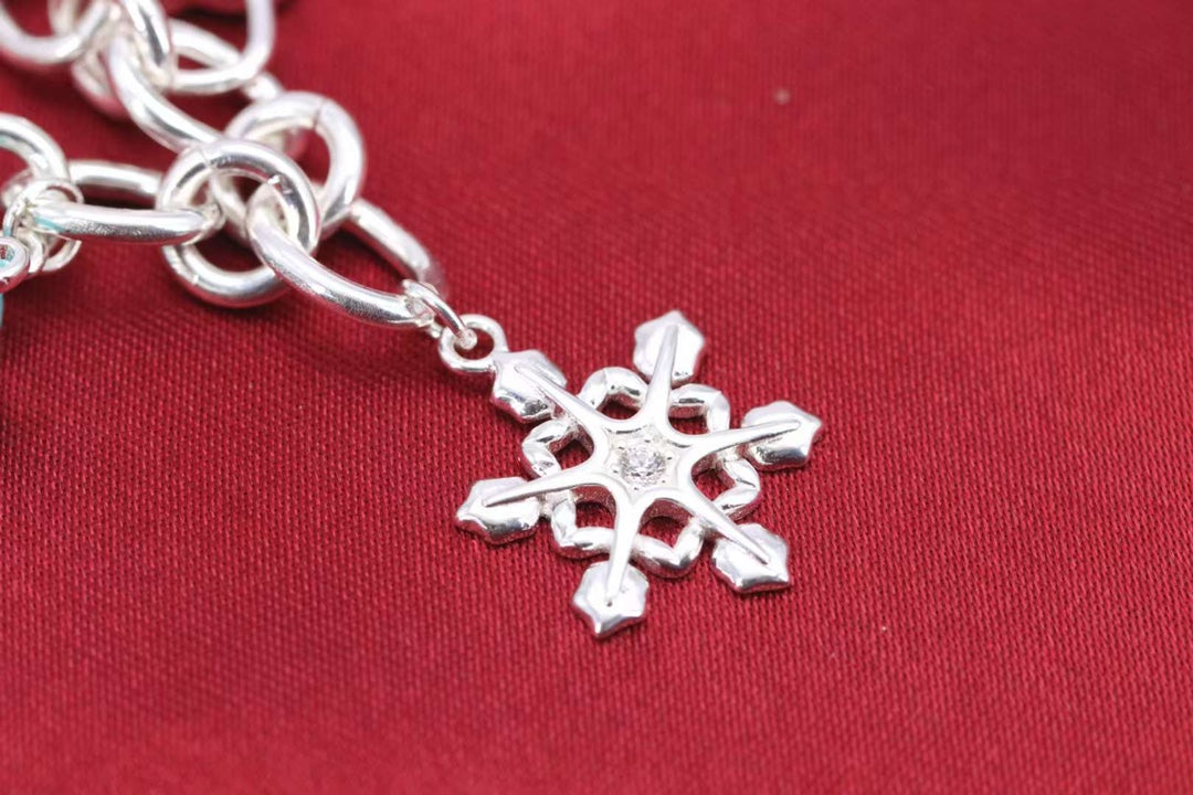 [Dawnora Jewelry]CHRISTMAS SILVER BRACELET