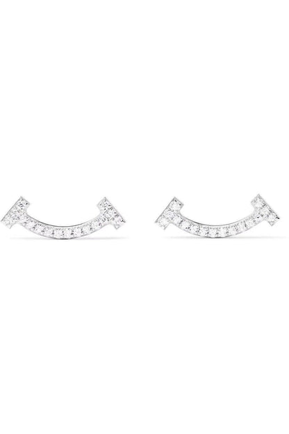 [Dawnora Jewelry]SMILE DIAMOND EARRINGS