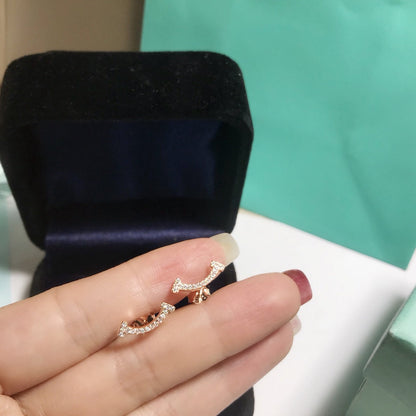 [Dawnora Jewelry]SMILE DIAMOND EARRINGS