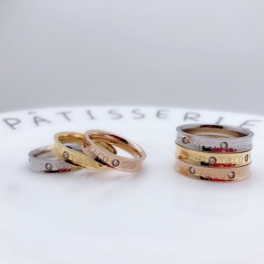 [Dawnora Jewelry]DOUBLE DIAMOND RING