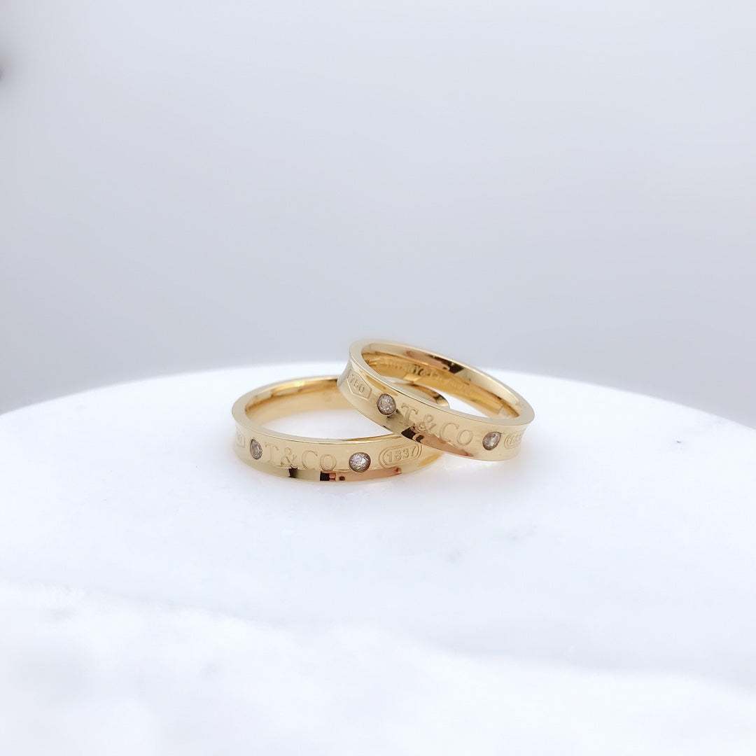 [Dawnora Jewelry]DOUBLE DIAMOND RING