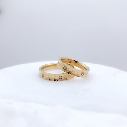 [Dawnora Jewelry]DOUBLE DIAMOND RING