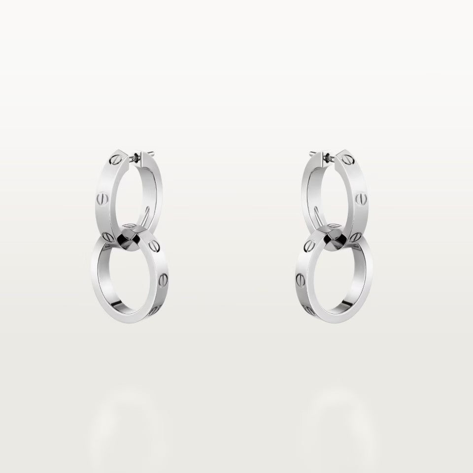 [Dawnora Jewelry]LOVE 3.3MM DANGLE EARRINGS