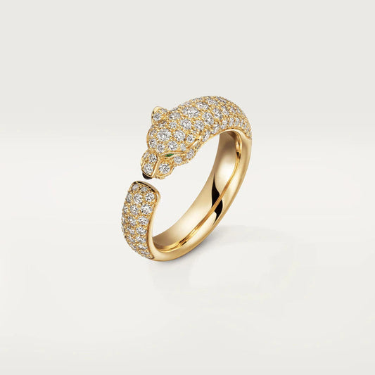 [Dawnora Jewelry]PANTHERE PINK GOLD DIAMOND RING